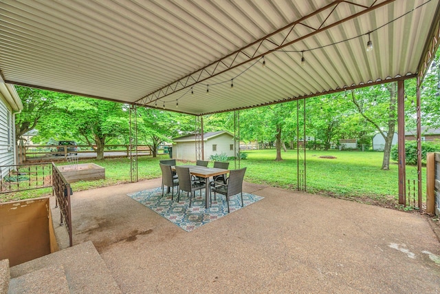 215 Wheeler Ave, Nashville, TN 37211 - view of patio with outdoor dining area