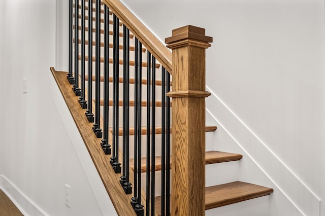 view of staircase