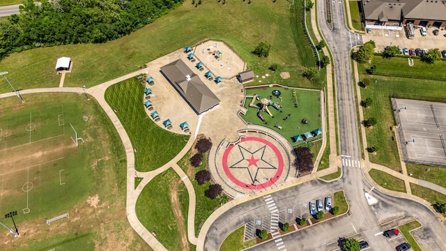 aerial overview of property's location