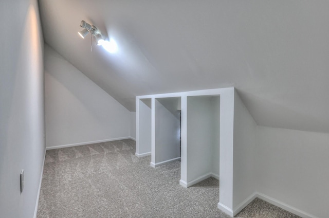 408 Parish Pl, Franklin, TN 37067 - additional living space with carpet floors, lofted ceiling, and baseboards