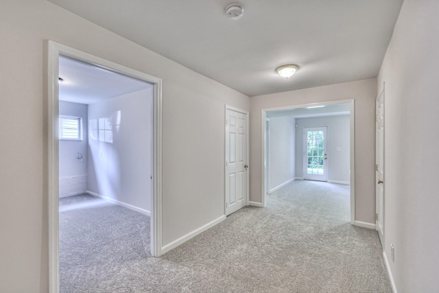 408 Parish Pl, Franklin, TN 37067 - hall featuring light carpet, healthy amount of natural light, and baseboards