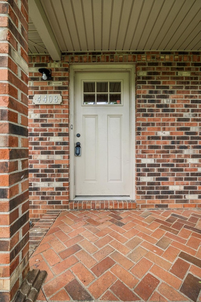 4408 Alpine Way, Murfreesboro, TN 37129 - doorway to property with brick siding