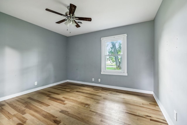 4408 Alpine Way, Murfreesboro, TN 37129 - empty room with wood finished floors, baseboards, and a ceiling fan