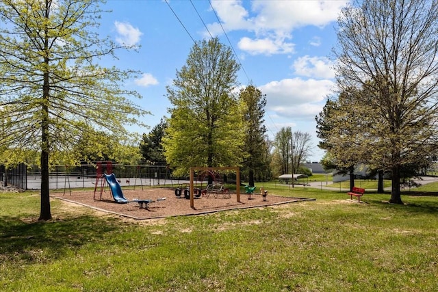 4410 Trace Creek Rd, Mc Ewen, TN 37101 - view of community jungle gym