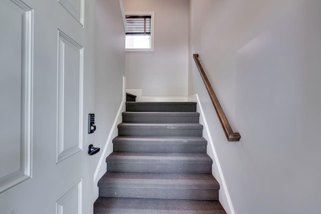 view of stairs