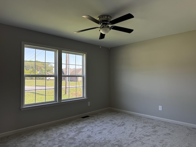 62 Sundance Dr, Lawrenceburg, TN 38464 - carpeted empty room featuring healthy amount of natural light, baseboards, and a ceiling fan