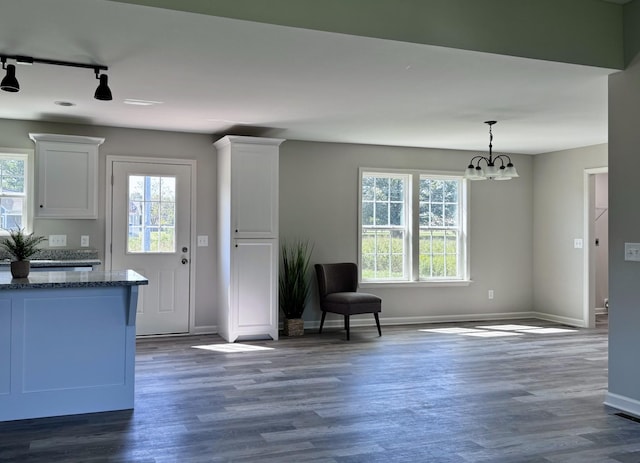 62 Sundance Dr, Lawrenceburg, TN 38464 - foyer with baseboards, track lighting, and healthy amount of natural light