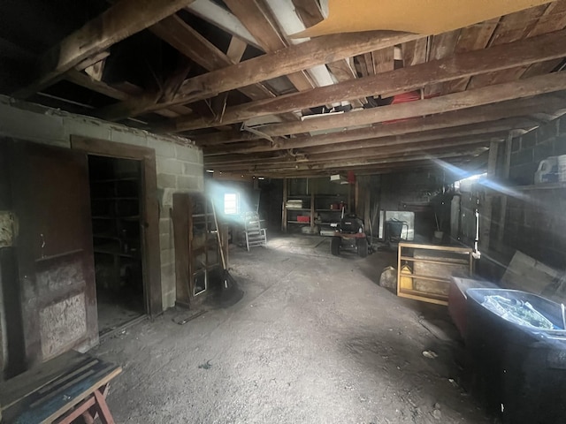 207 Powell St, Decherd, TN 37324 - view of unfinished basement