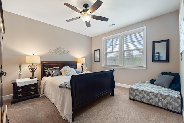 810 Pine Terrace Dr, Brentwood, TN 37027 - carpeted bedroom featuring baseboards and ceiling fan