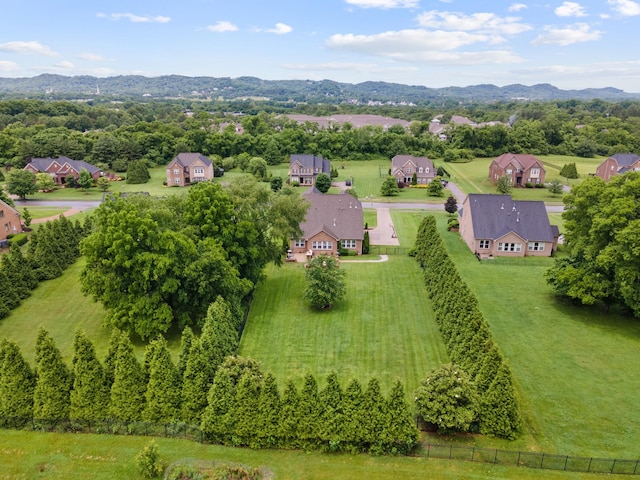 810 Pine Terrace Dr, Brentwood, TN 37027 - aerial view of residential area with mountains