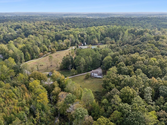 1244 Westfield Rd, Dickson, TN 37055 - drone / aerial view of a heavily wooded area