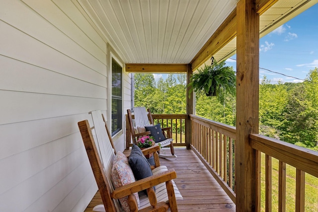 1244 Westfield Rd, Dickson, TN 37055 - view of wooden terrace