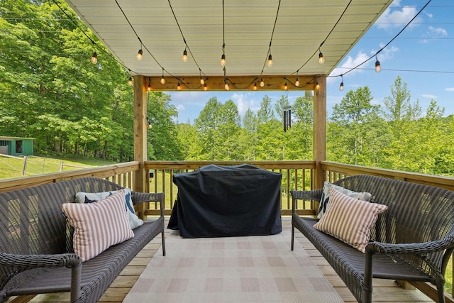 1244 Westfield Rd, Dickson, TN 37055 - view of wooden terrace