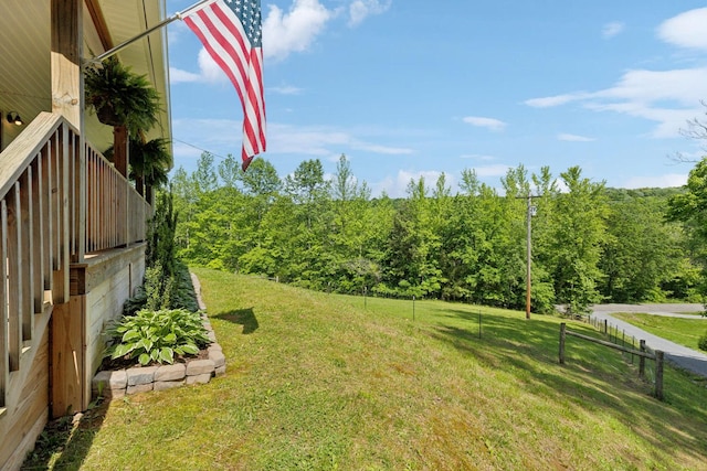 1244 Westfield Rd, Dickson, TN 37055 - view of yard featuring a forest view