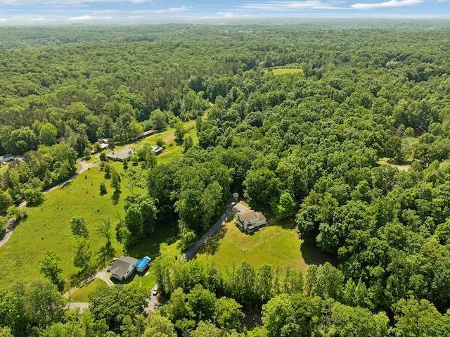 1244 Westfield Rd, Dickson, TN 37055 - bird's eye view of a heavily wooded area