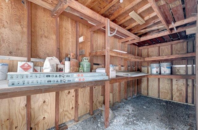 view of storage