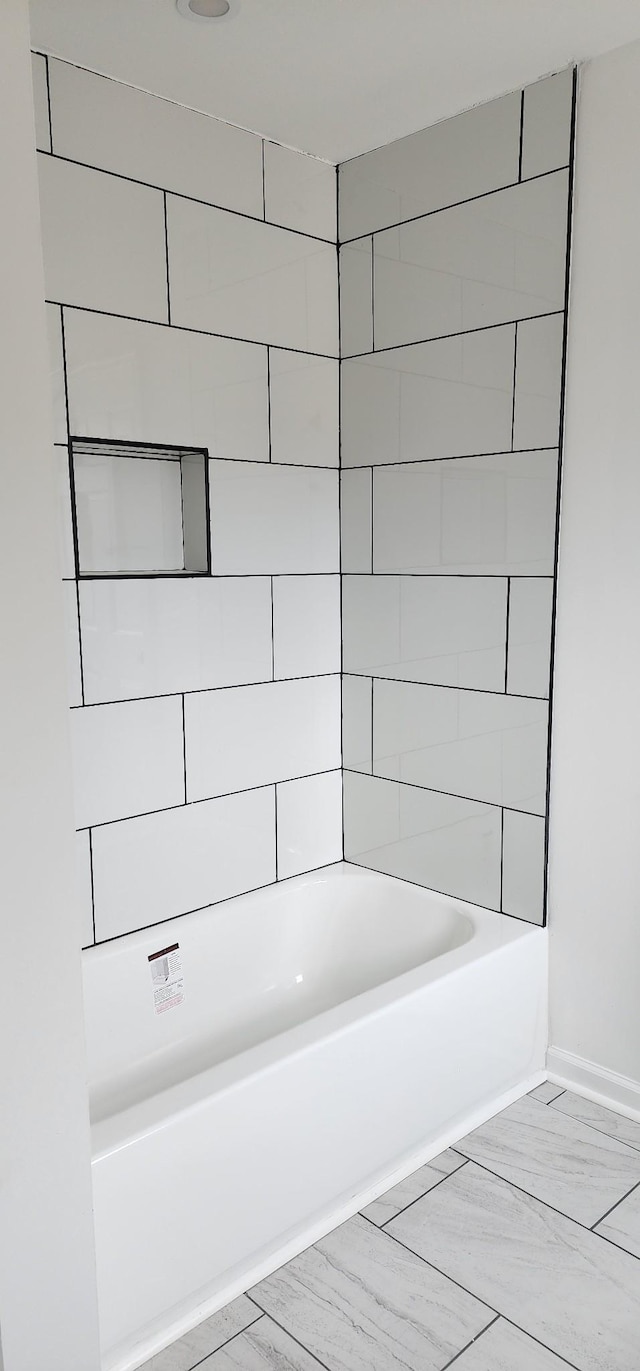 830 Finley Beech Rd, Lewisburg, TN 37091 - bathroom with baseboards and shower / tub combination
