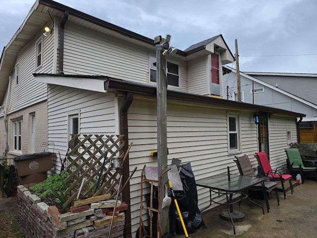 view of back of property
