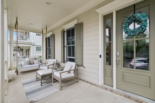 4091 Camberley St, Franklin, TN 37064 - view of patio / terrace featuring a porch