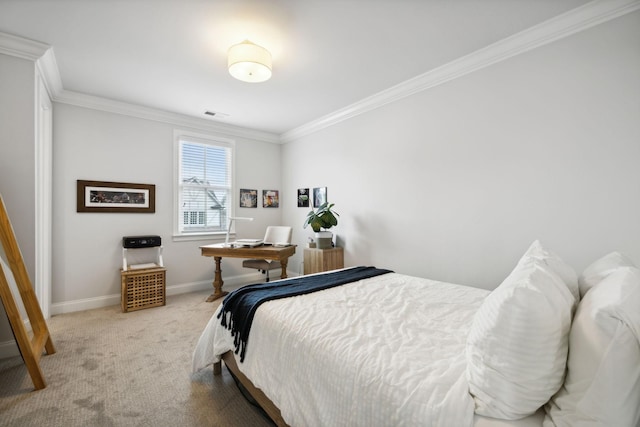 4091 Camberley St, Franklin, TN 37064 - carpeted bedroom featuring ornamental molding and baseboards
