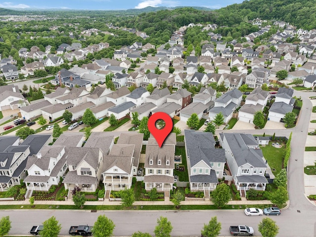 4091 Camberley St, Franklin, TN 37064 - aerial perspective of suburban area