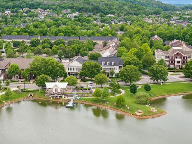 4091 Camberley St, Franklin, TN 37064 - aerial view of residential area with a nearby body of water