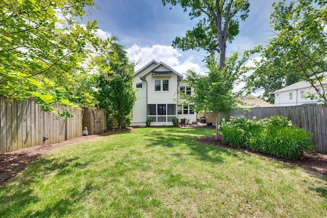 3610 Pilcher Ave, Nashville, TN 37209 - rear view of property featuring a sunroom