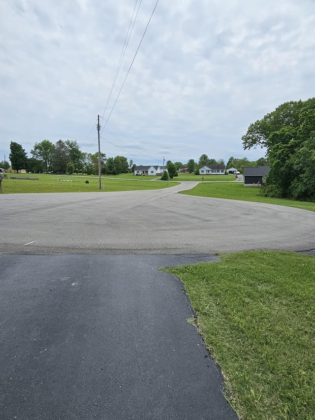 view of asphalt road