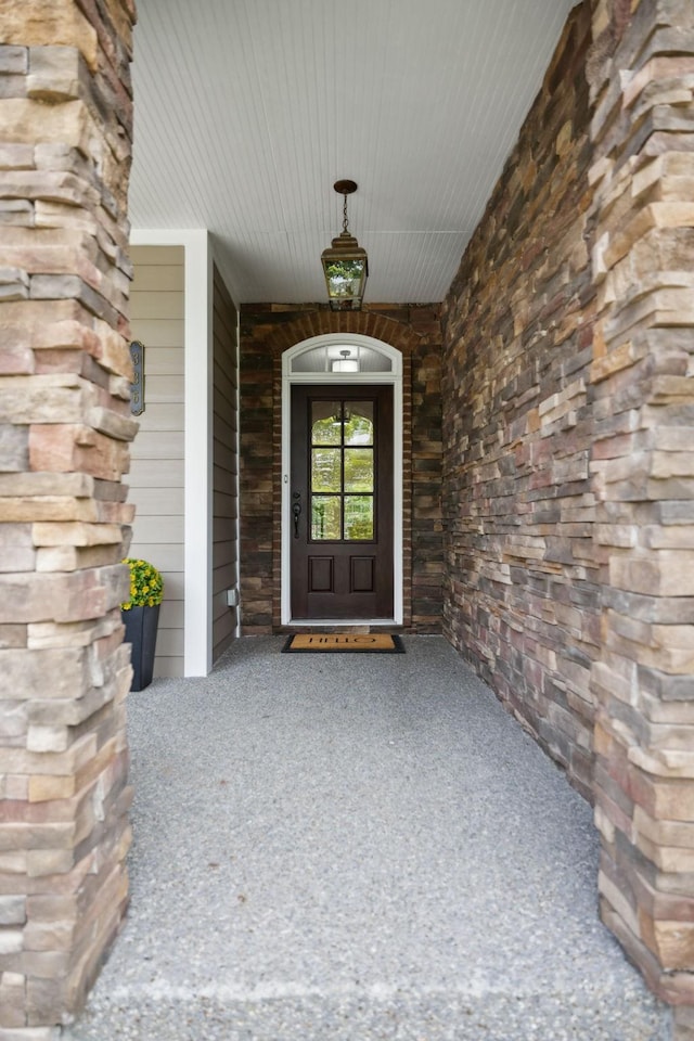 336 Alfred Ladd Rd E, Franklin, TN 37064 - doorway to property featuring a porch