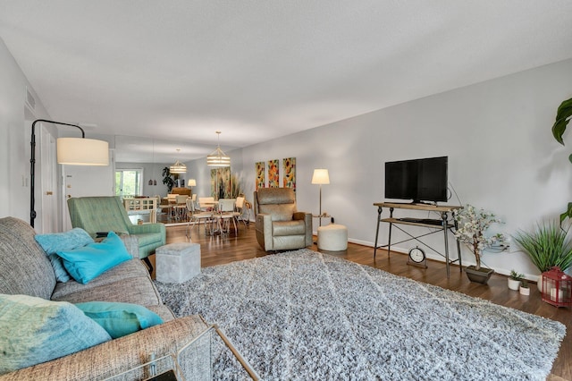 536 River St Unit 536, Chattanooga, TN 37405 - living area featuring wood finished floors and baseboards