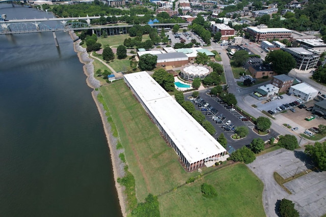 536 River St Unit 536, Chattanooga, TN 37405 - drone / aerial view of a large body of water and a notable bridge