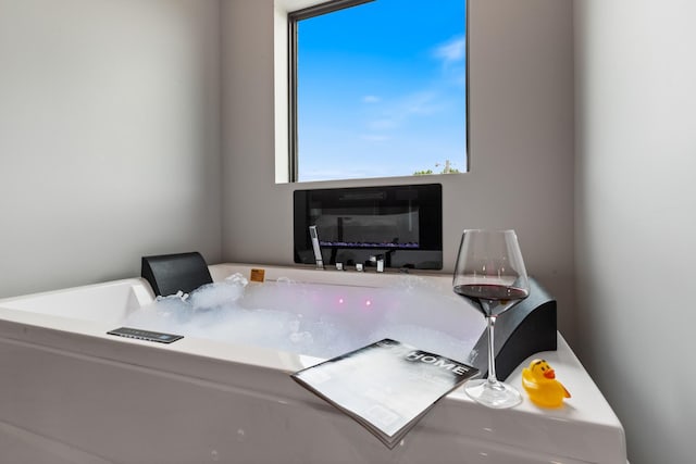 view of home office