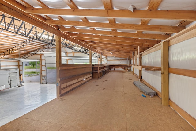 view of horse barn