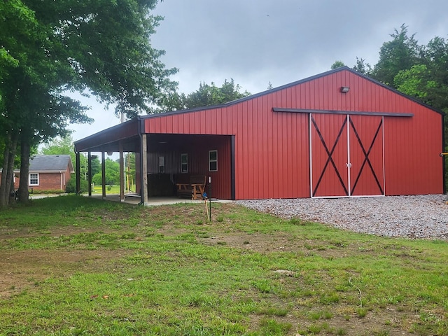 1120 Weeks Rd, Murfreesboro, TN 37127 - view of pole building featuring a yard