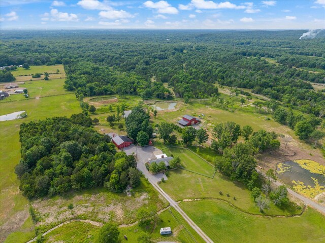 1120 Weeks Rd, Murfreesboro, TN 37127 - aerial view of property's location featuring a heavily wooded area and rural landscape