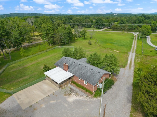 1120 Weeks Rd, Murfreesboro, TN 37127 - bird's eye view of a heavily wooded area