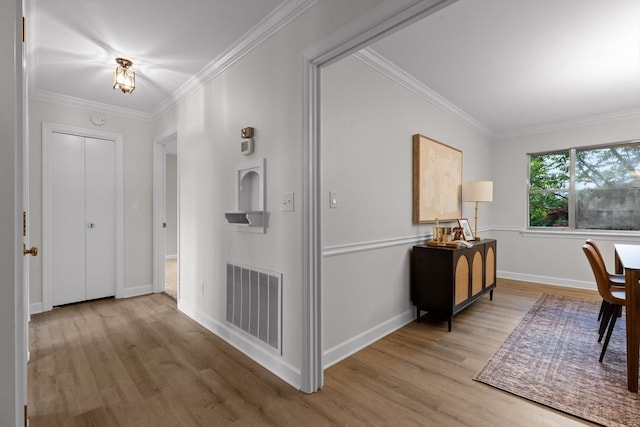 1511 Bunker Hill Dr, Chattanooga, TN 37421 - home office with wood finished floors, ornamental molding, and baseboards