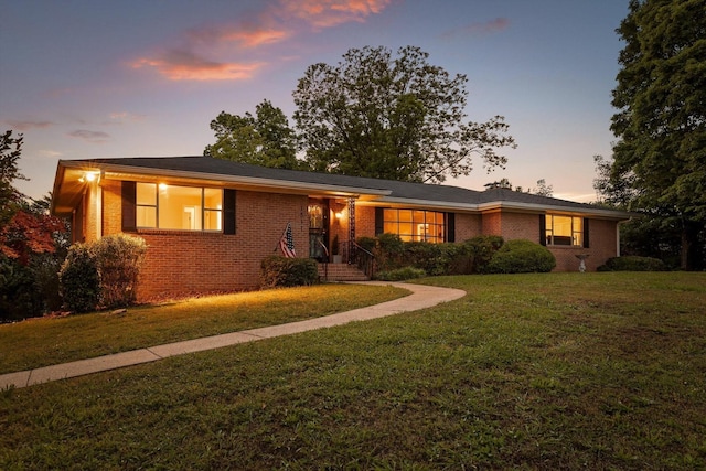 1511 Bunker Hill Dr, Chattanooga, TN 37421 - single story home featuring brick siding and a front yard