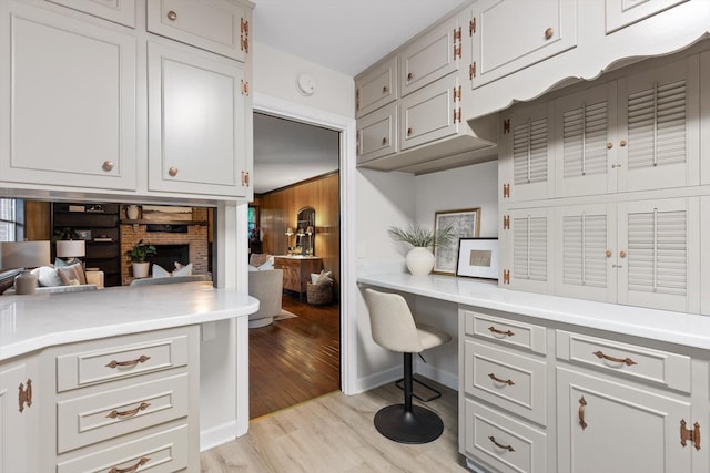 1511 Bunker Hill Dr, Chattanooga, TN 37421 - kitchen featuring light wood-style floors and light countertops