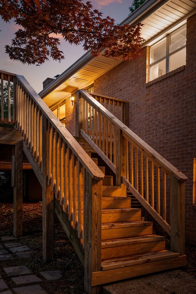 1511 Bunker Hill Dr, Chattanooga, TN 37421 - wooden deck featuring stairs