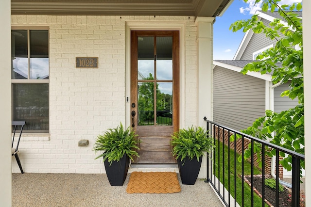 1022 Echelon Dr, Franklin, TN 37064 - view of exterior entry featuring brick siding