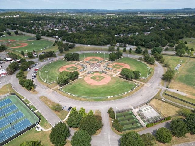 aerial overview of property's location