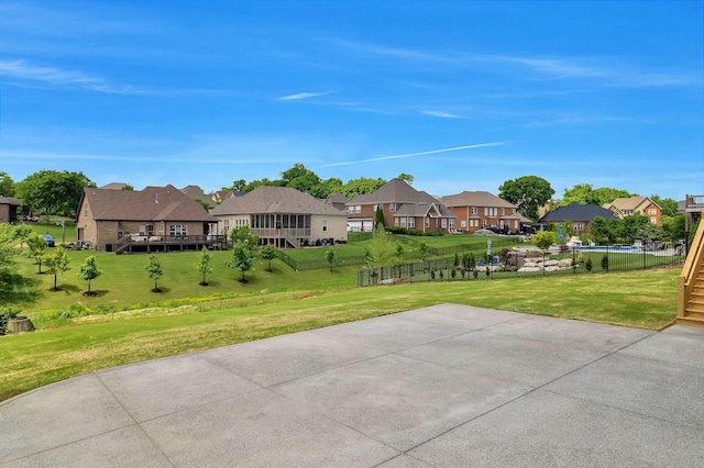 1018 Keeneland Dr, Gallatin, TN 37066 - view of patio with a residential view