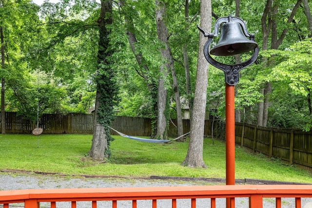 view of yard