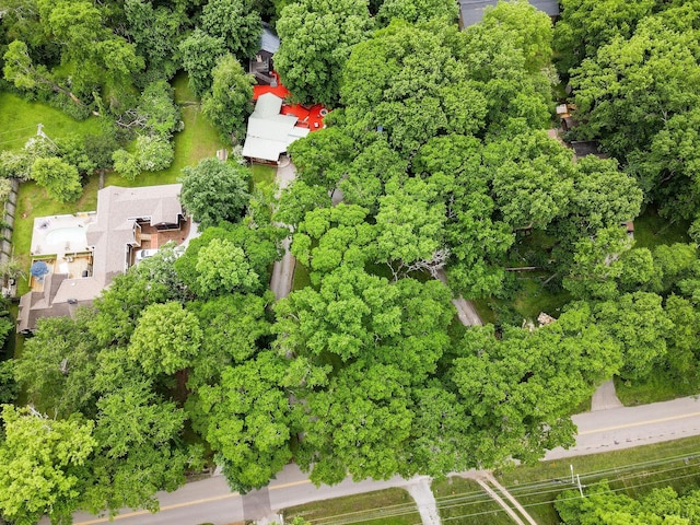 aerial view of property's location
