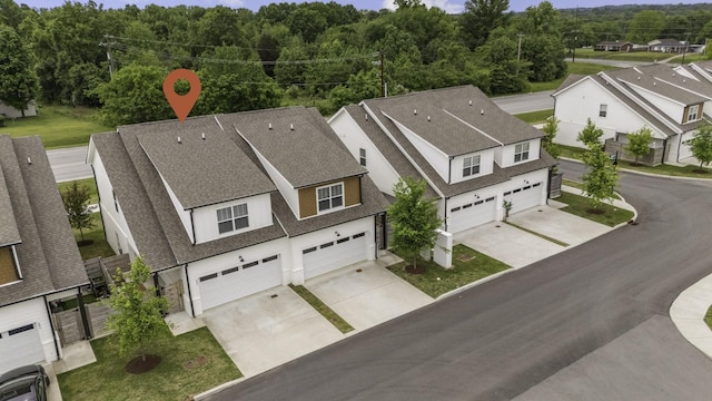 895 Industrial Dr, Old Hickory, TN 37138 - aerial view of property and surrounding area featuring a heavily wooded area