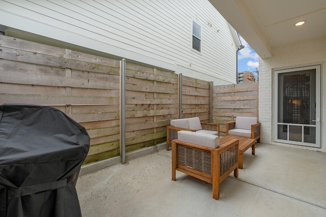 895 Industrial Dr, Old Hickory, TN 37138 - view of patio featuring fence and grilling area