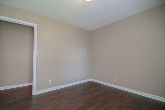 587 Joshua Dr, Clarksville, TN 37042 - empty room featuring dark wood-type flooring and baseboards