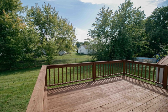 587 Joshua Dr, Clarksville, TN 37042 - wooden terrace featuring a storage unit and an outbuilding