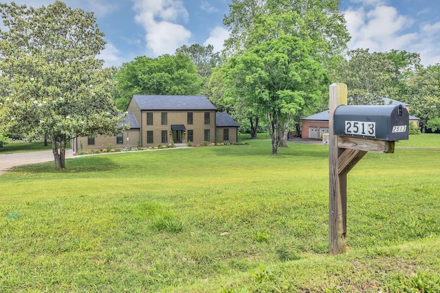 2513 Hillsboro Rd, Franklin, TN 37069 - view of front of property with a front lawn